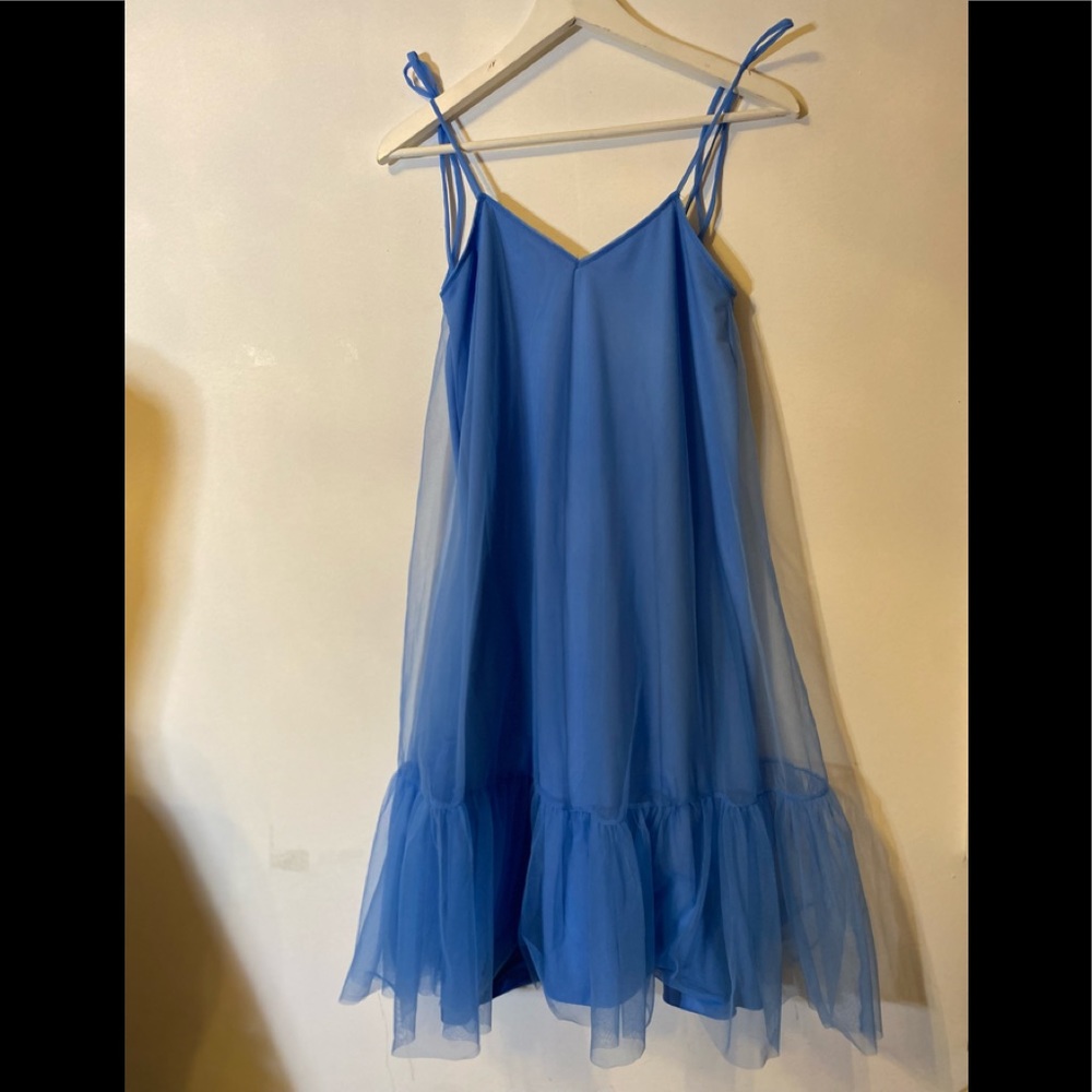 Tulle sheer mesh Dress for little girls